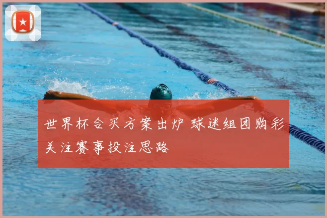 世界杯合买方案出炉 球迷组团购彩关注赛事投注思路